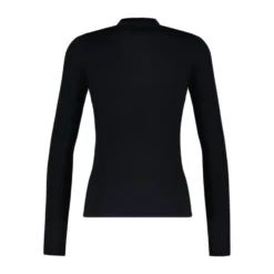 Moon Logo Strass Jersey Highneck Top