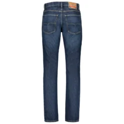 Mørkeblå Straight High Waist Jeans