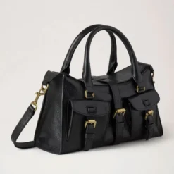 Mulberry - Small Roxanne, Black High Shine Leather