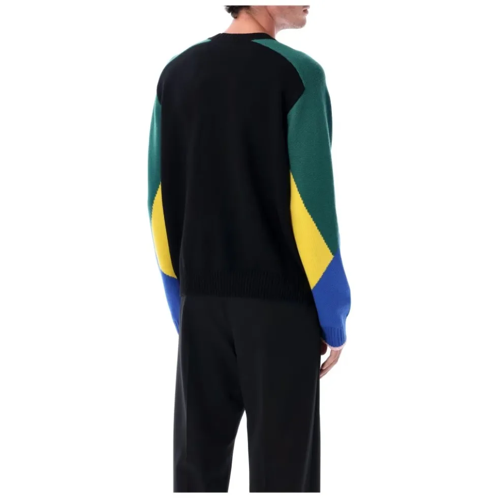 Multifarvet Strikvarer AW25 Jumper