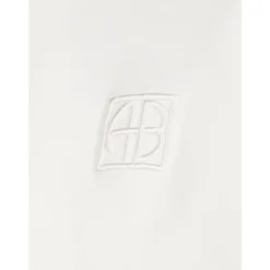 Myers Cropped Tee med Indrammet Monogram