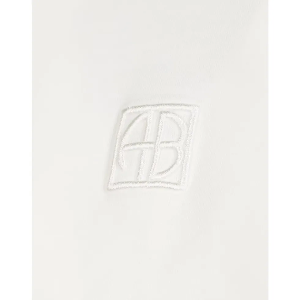 Myers Cropped Tee med Indrammet Monogram