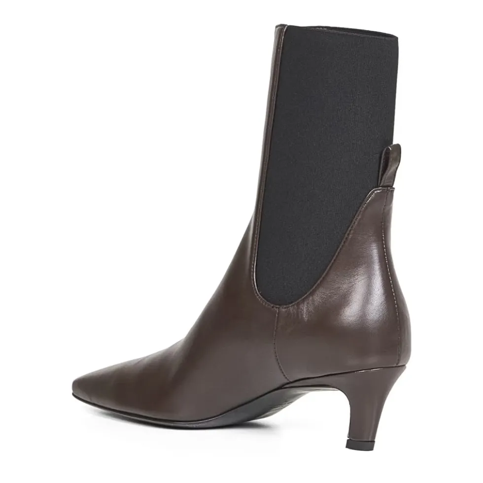 Nappa Heeled Sock Boots