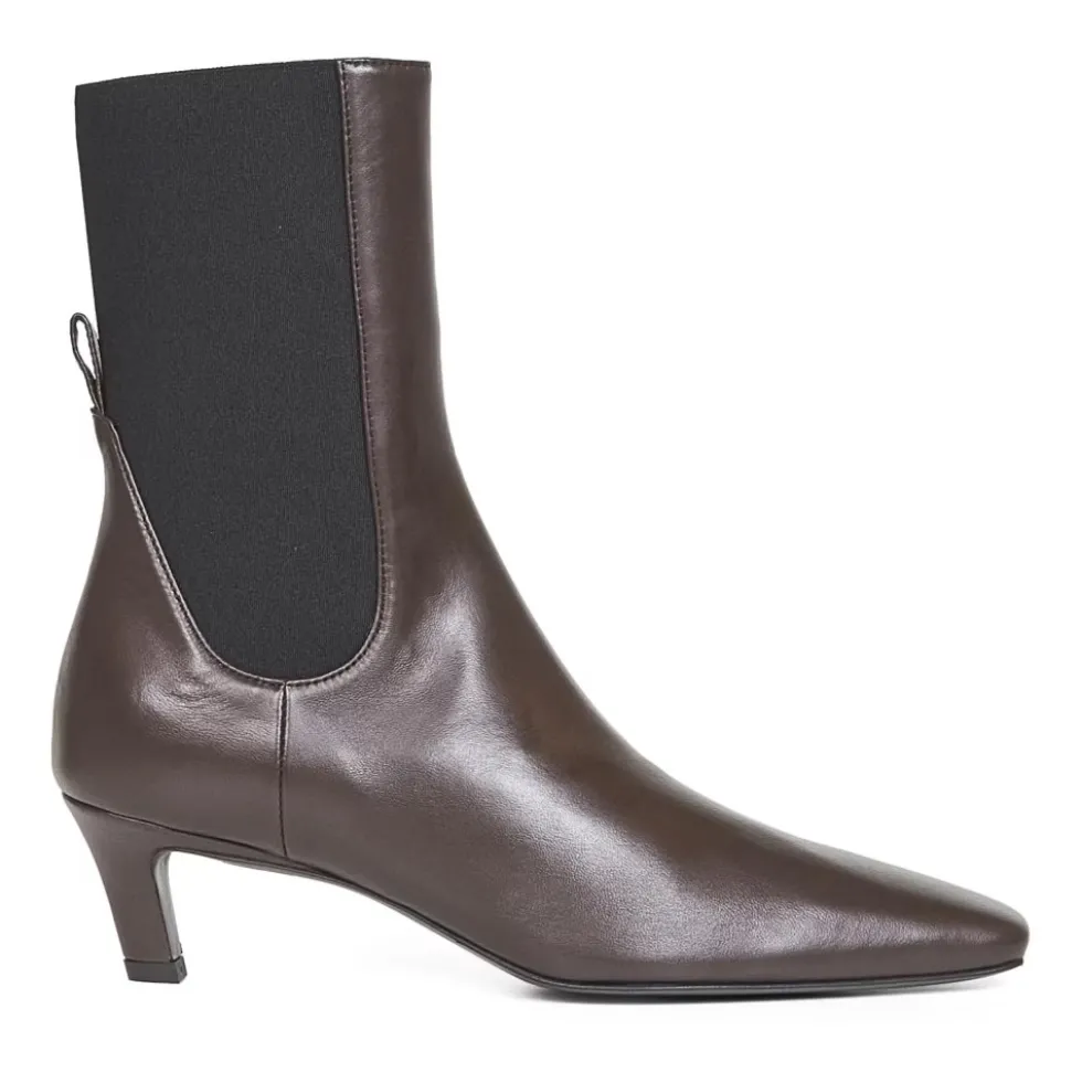 Nappa Heeled Sock Boots