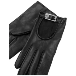 Nappa Mid-Gloves Crystal Skull