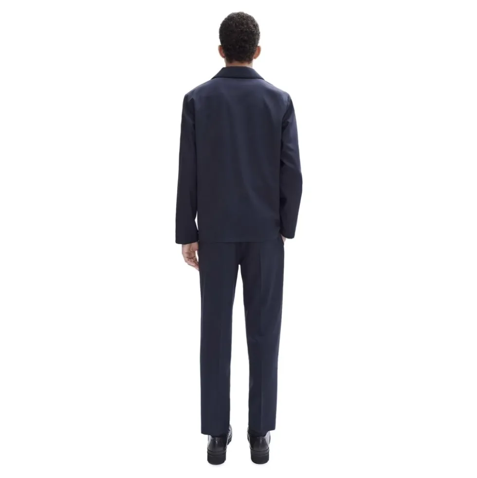 Navy Blue Kerlouan Uldjakke