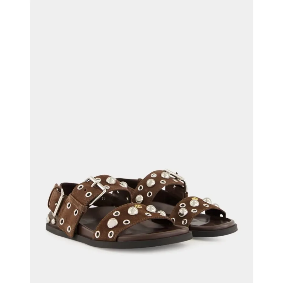 Nellcôte Flade Sandaler i Ruskind