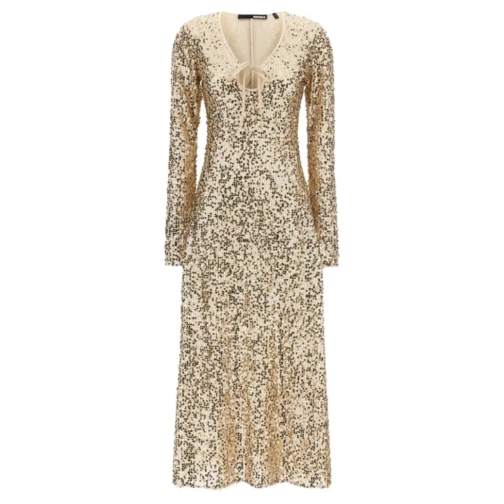 Net Sequins Midi Kjole
