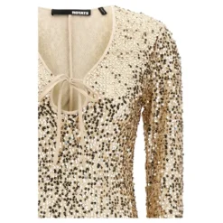 Net Sequins Midi Kjole