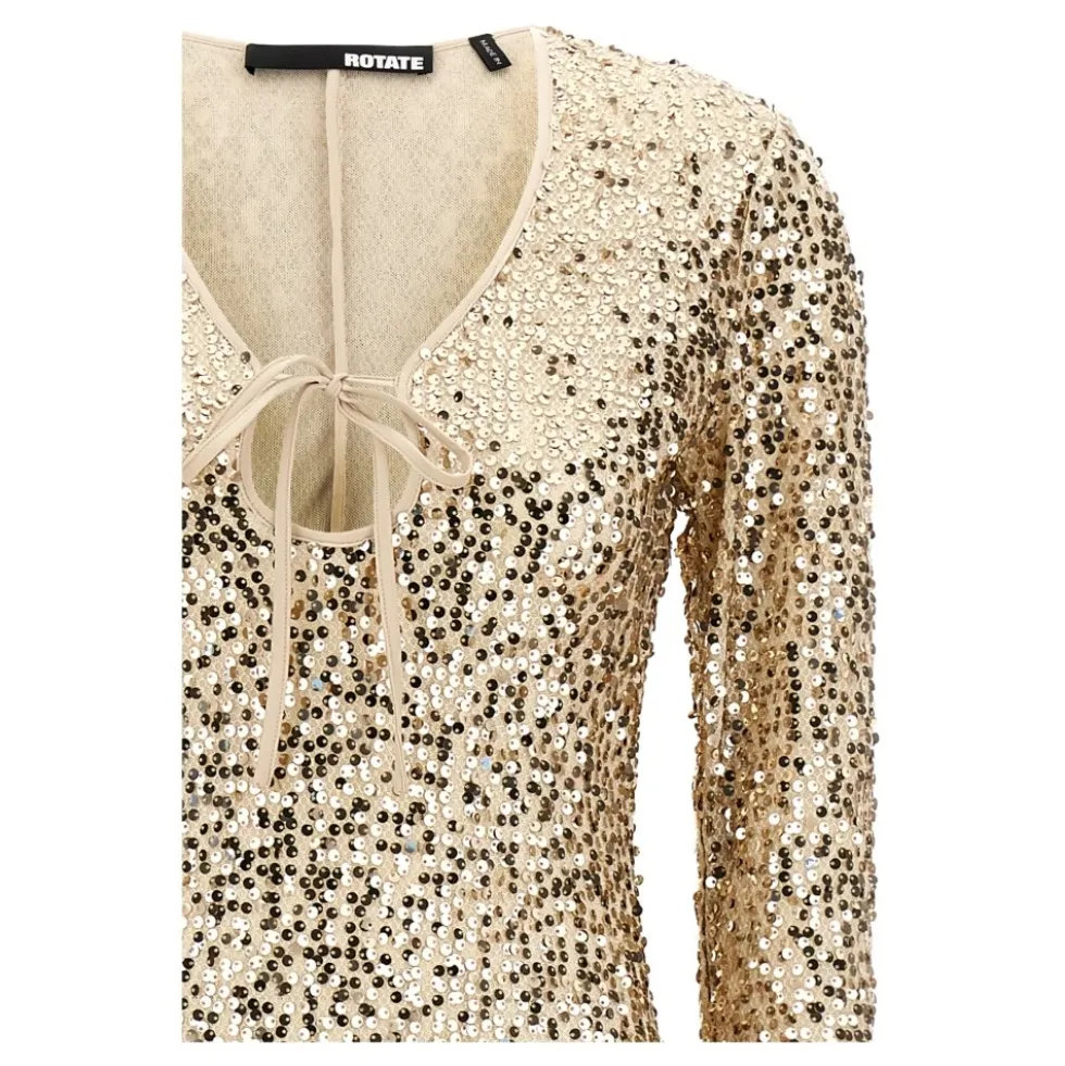 Net Sequins Midi Kjole