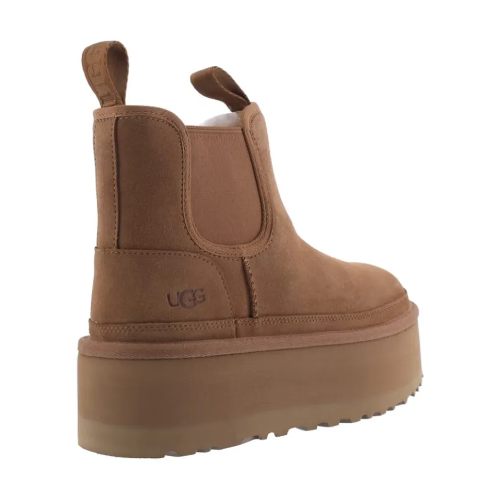 Neumel Platform Chelsea Støvler Chestnut