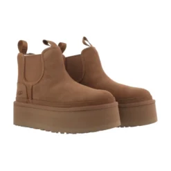 Neumel Platform Chelsea Støvler Chestnut