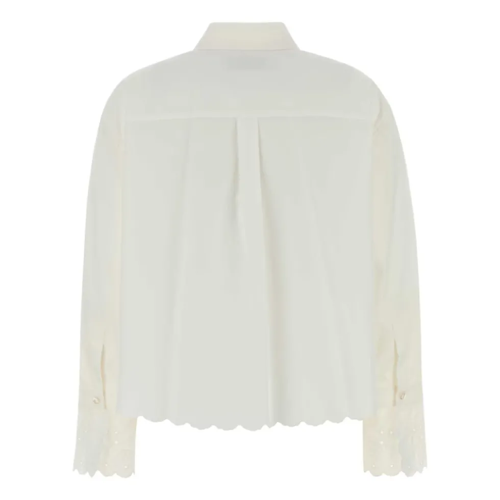 Neutro Scalloped Poplin Shirt