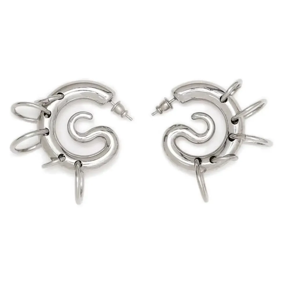 Night Sky Cluster Earrings