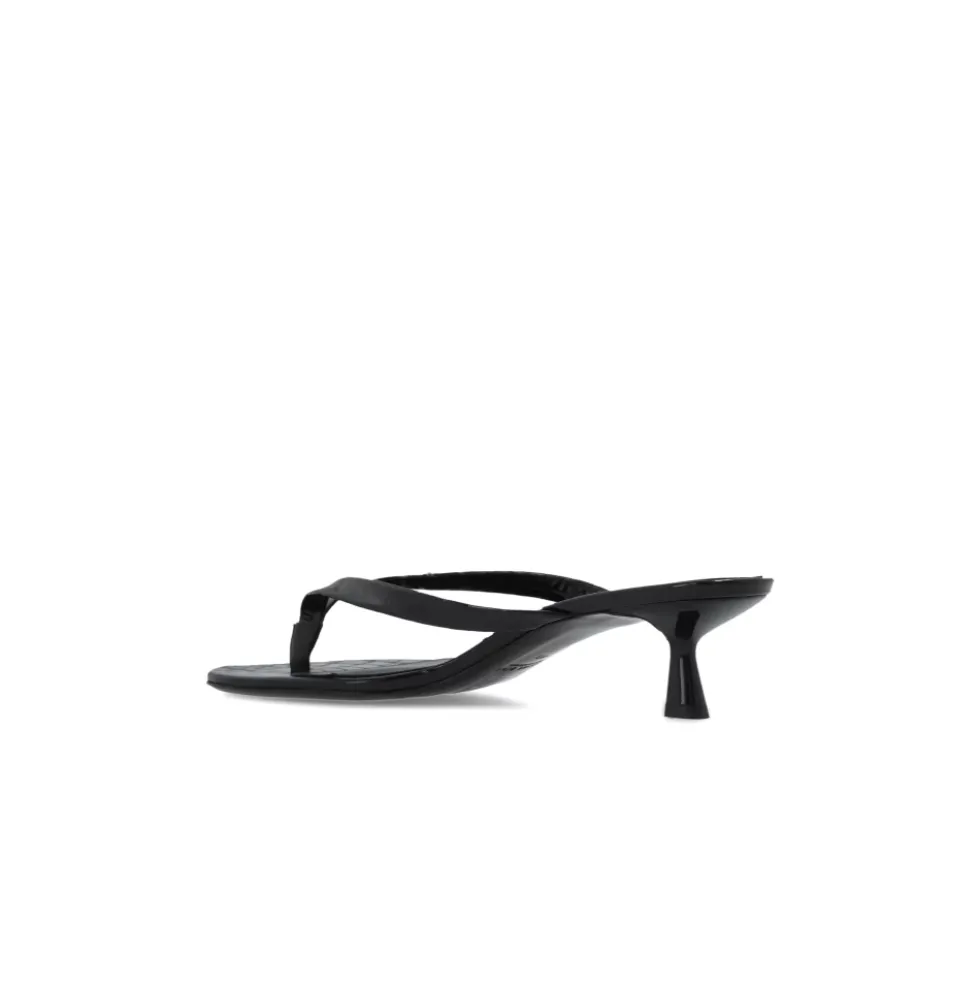 Noelle læder sandaler med hæl