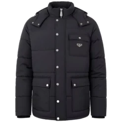 Nylon Puffer Jacket Gothic Plein