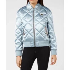 Nylon Quilted Bomber Iconic Plein