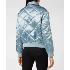 Nylon Quilted Bomber Iconic Plein