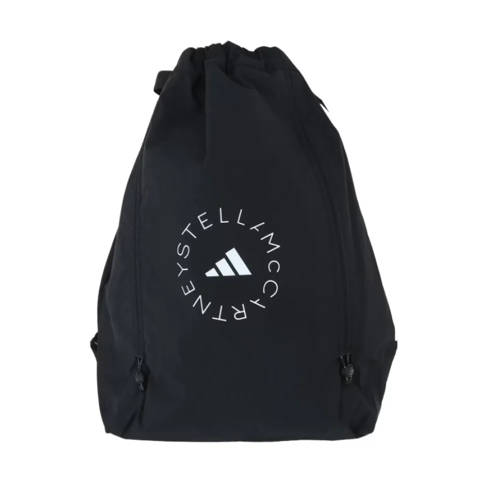 Nylon Rygsæk med Logoprint og Snørelukning