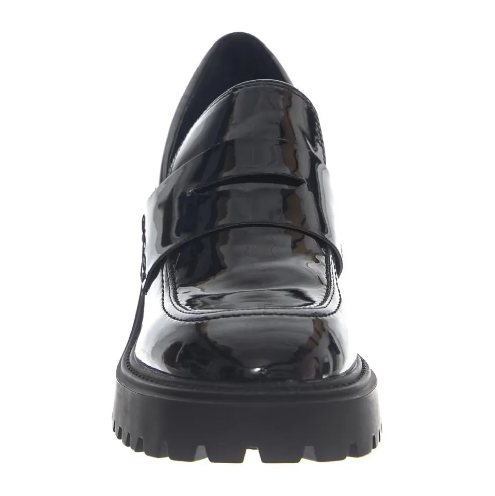 Obsidian Højtaljede Loafers