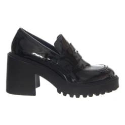 Obsidian Højtaljede Loafers