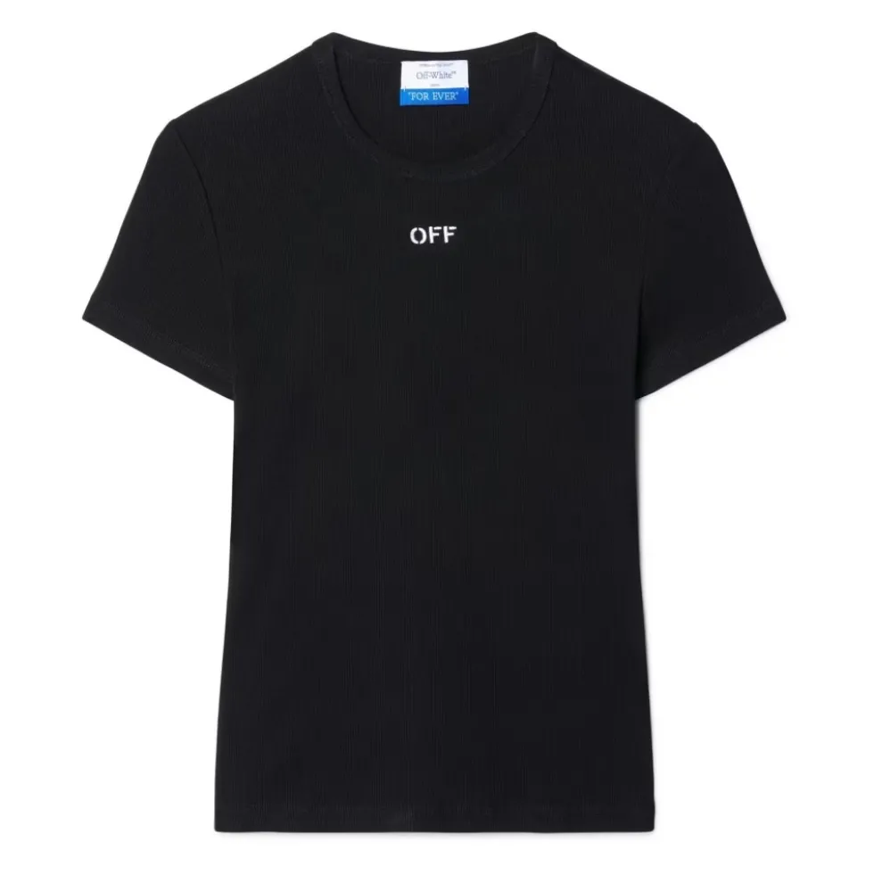 Off Stamp Rib Basic Tee