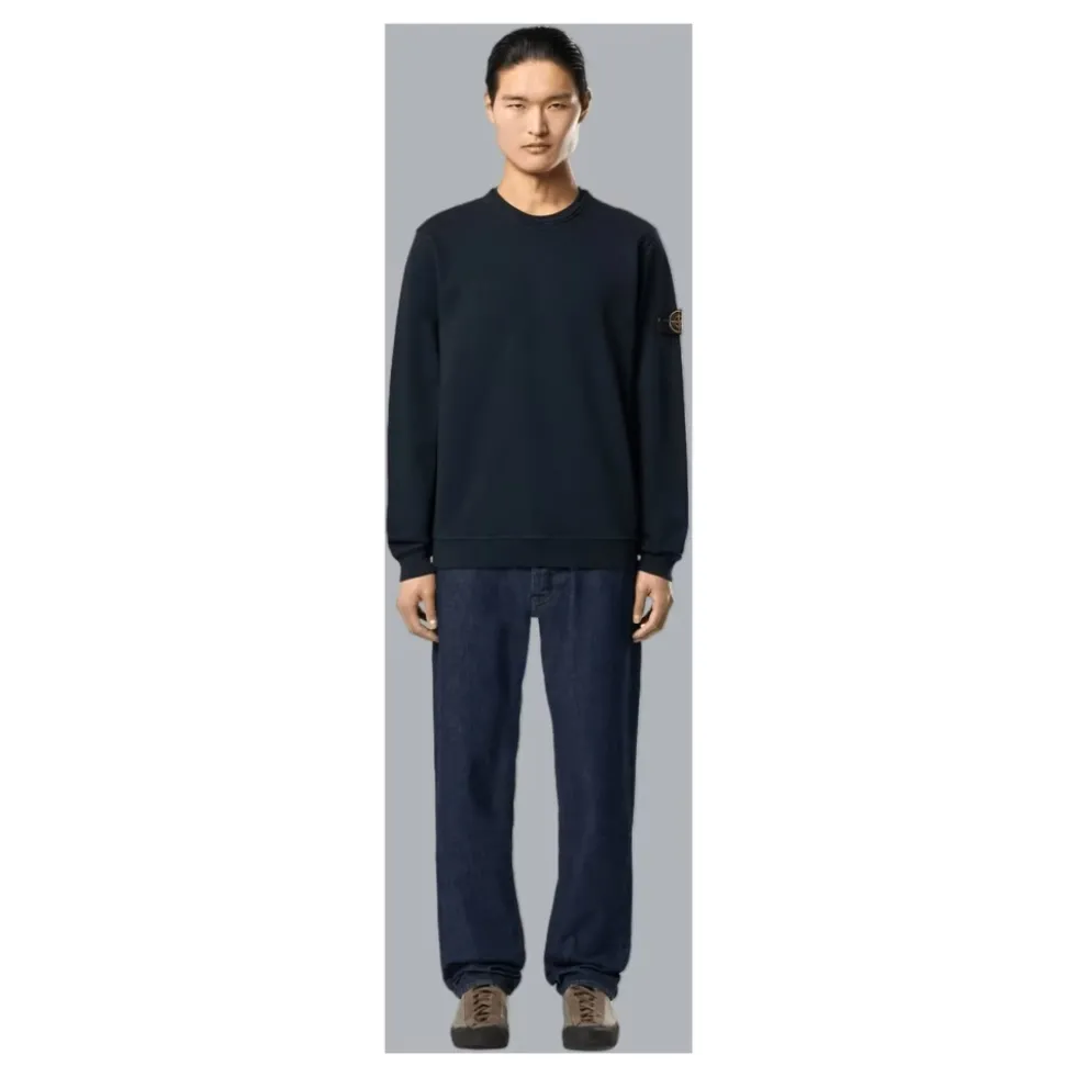OLD' Effect Malfilé Fleece Sweatshirt
