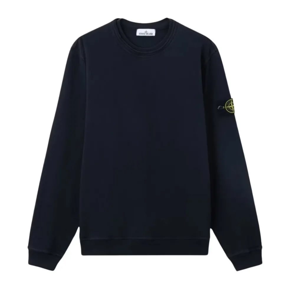 OLD' Effect Malfilé Fleece Sweatshirt