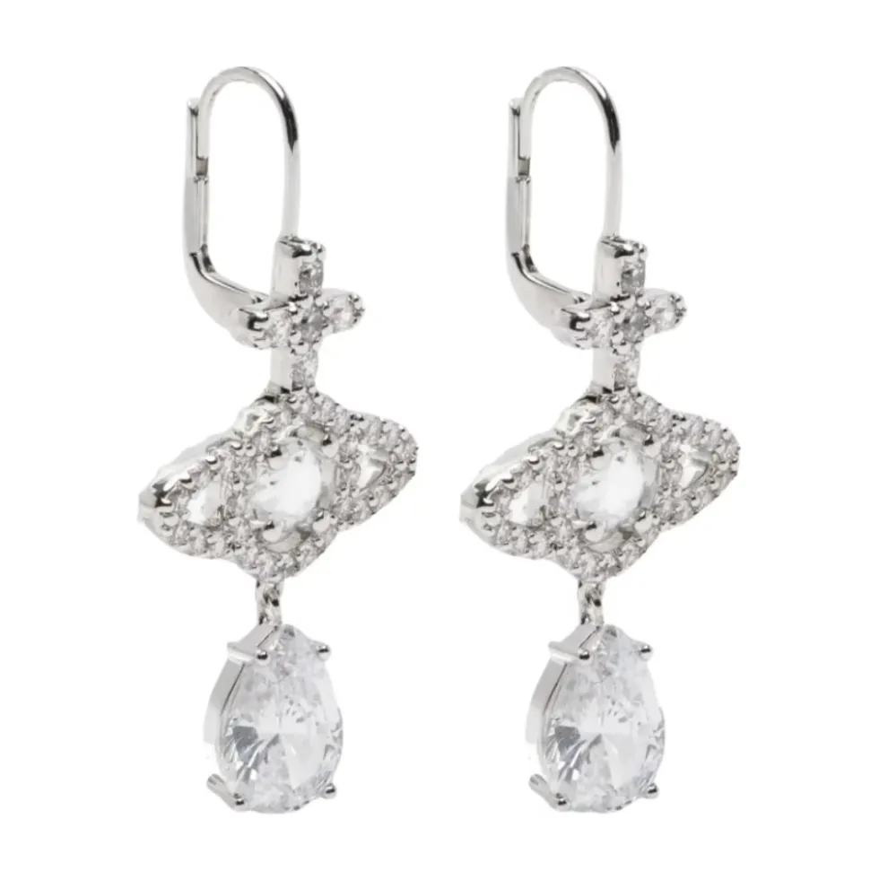Olympia CZ Drop Earrings