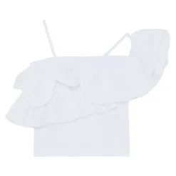 One-Shoulder Ruffle Top