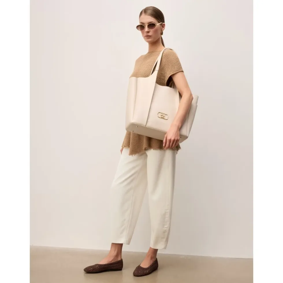 Openwork Suede Ballerinas