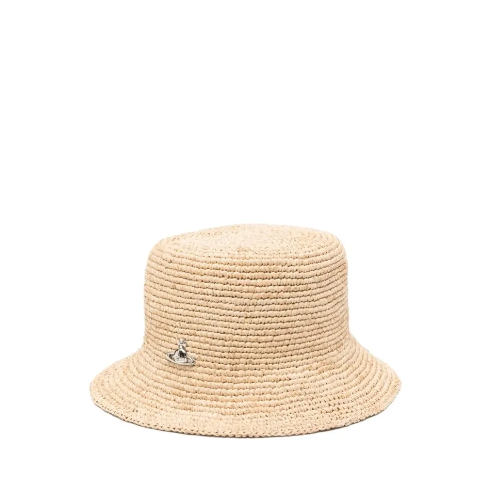 Orb Raffia Bucket Hat