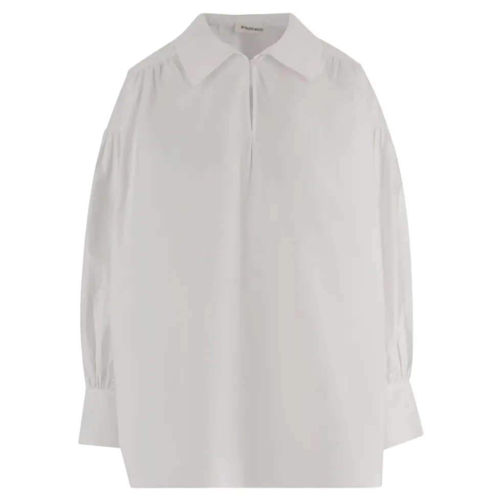 Oversized bomuldsskjorte