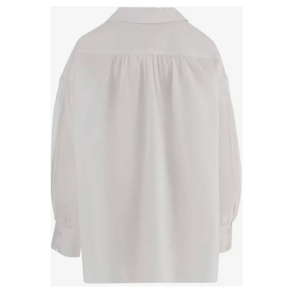 Oversized bomuldsskjorte