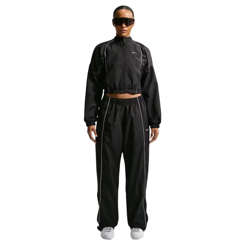 Oversized Mid-Rise Track Pants