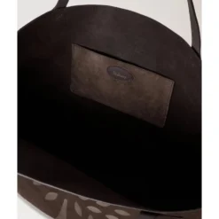 Oversized Suede Tree Tote