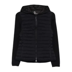 Padded Hooded Cardigan