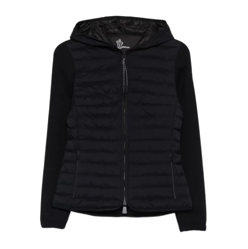 Padded Hooded Cardigan