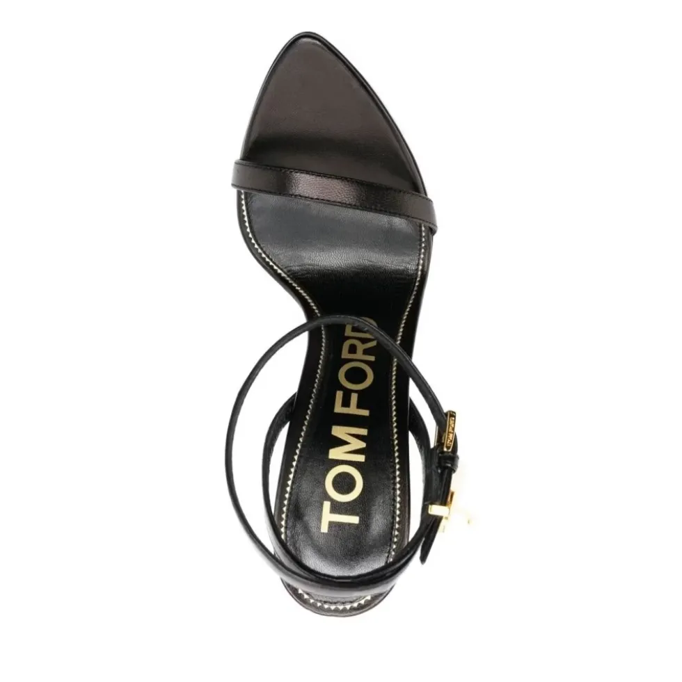 Padlock Pointy Naked Sandal