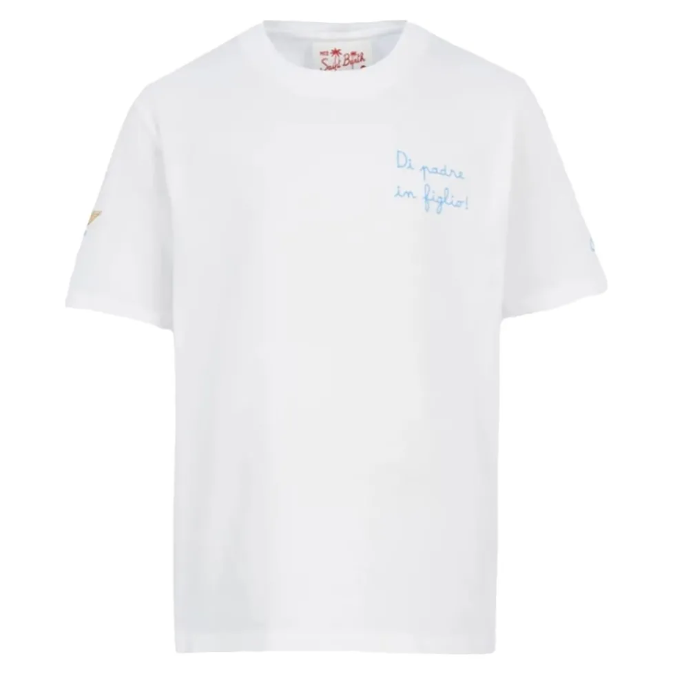 Padre in Figlio Broderet T-shirt