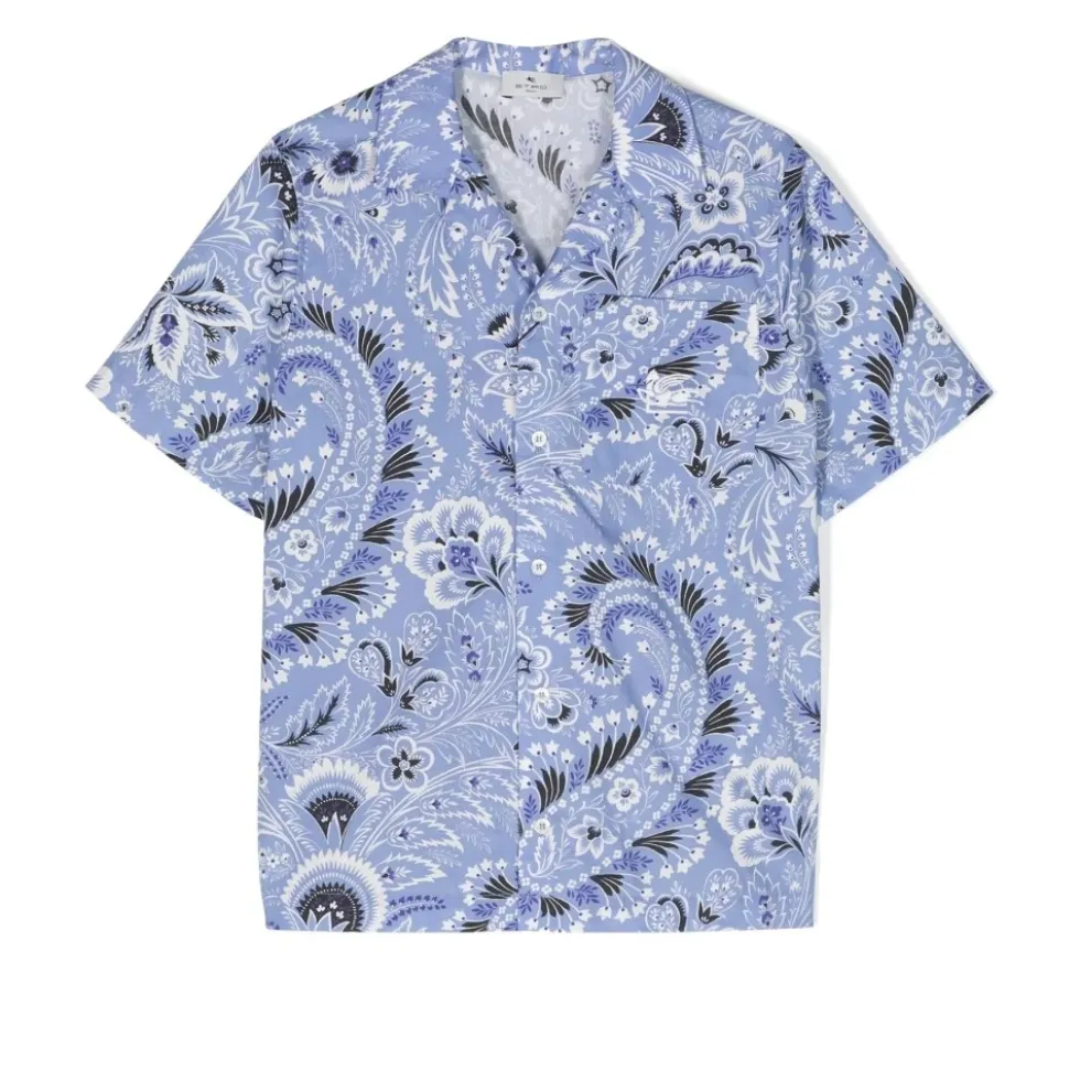 Paisley Print Bomuldsskjorte