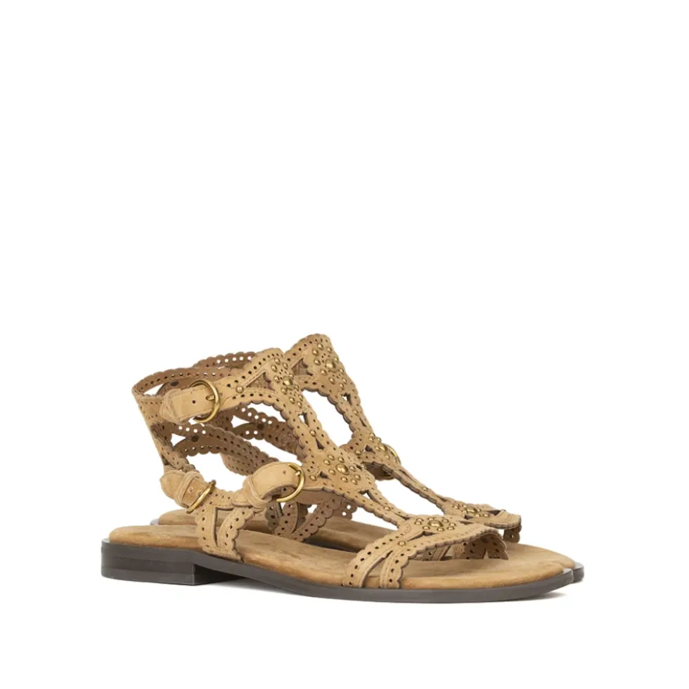 Paprika Studs Sandal