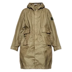 Parka med hætte