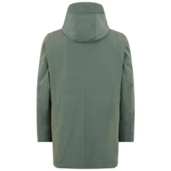 Parka med justerbar hætte