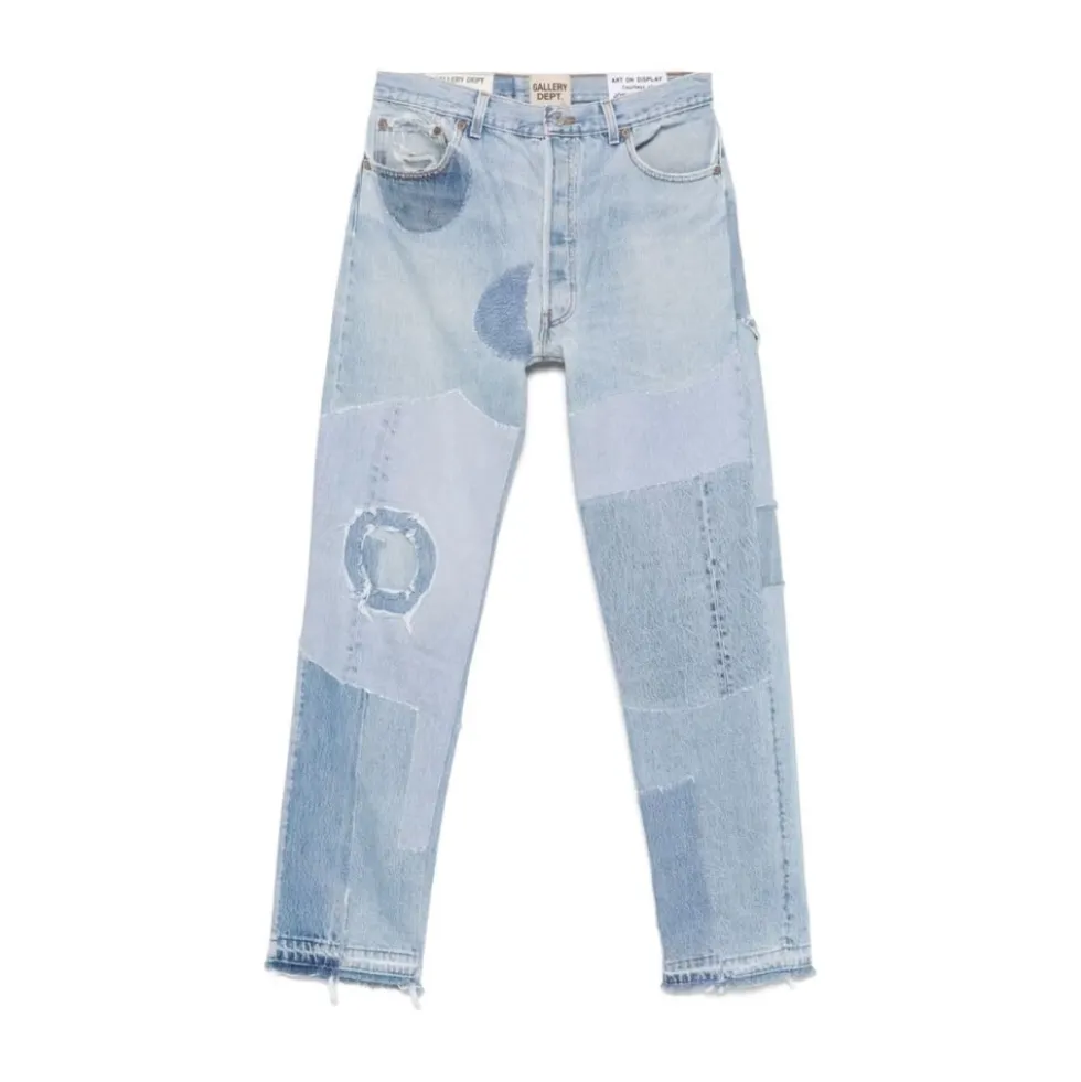 Patchwork Denim Jeans