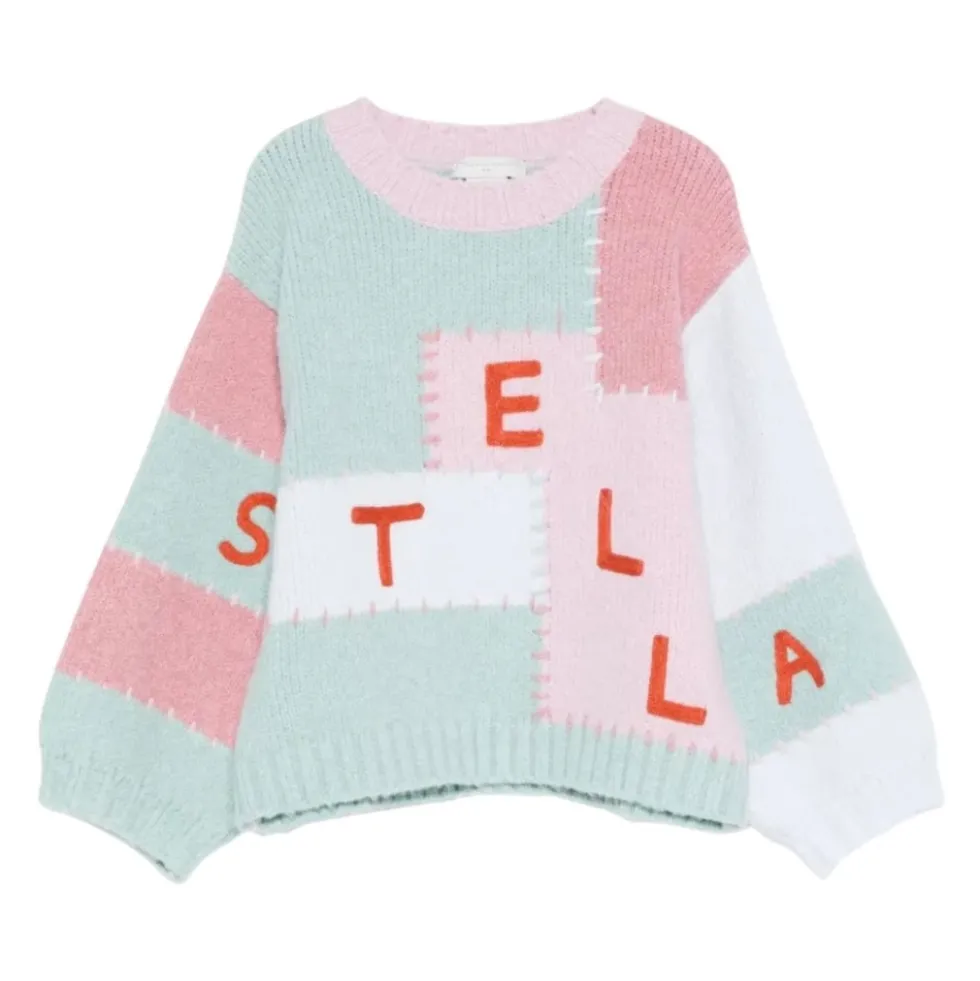 Patchwork-panelled Sweater