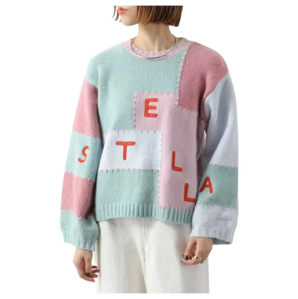 Patchwork-panelled Sweater