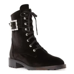 Pearl Buckle Mid-Calf Støvler