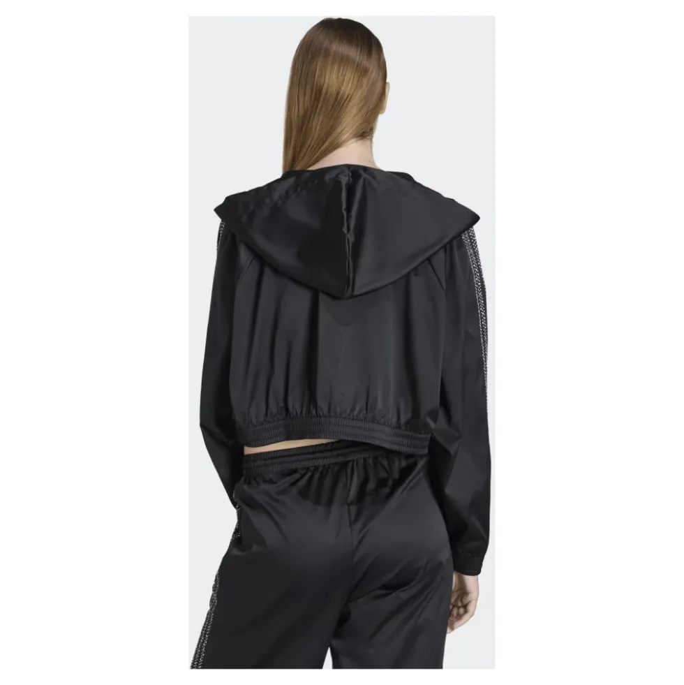 Pearl Cropped Zip Hoodie