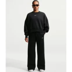 Phoenix Fleece High-Waisted Wide-Leg Bukser